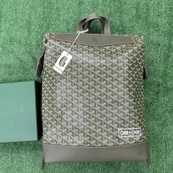 Goyard Khaki Cisalpin Backpack