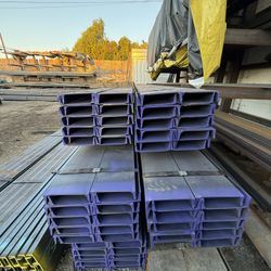 😃 8” 11.5# X 20’ STEEL CHANNEL 