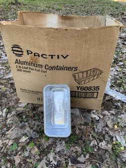 Aluminum containers and pans