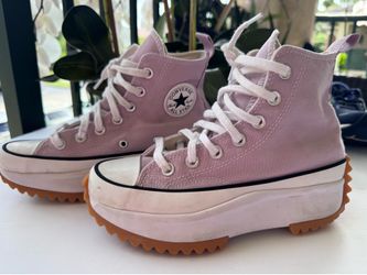 Size 5.5 WN Converse Run Star Hike PlattForm High  Sneakers 'Himalayan Salt' Pink