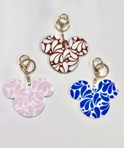 Disney Inspired Mickey Ears Talavera Key/Bag Tag $10