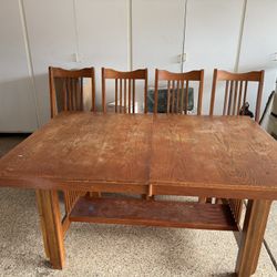 FREE Kitchen Table With 4 Chairs