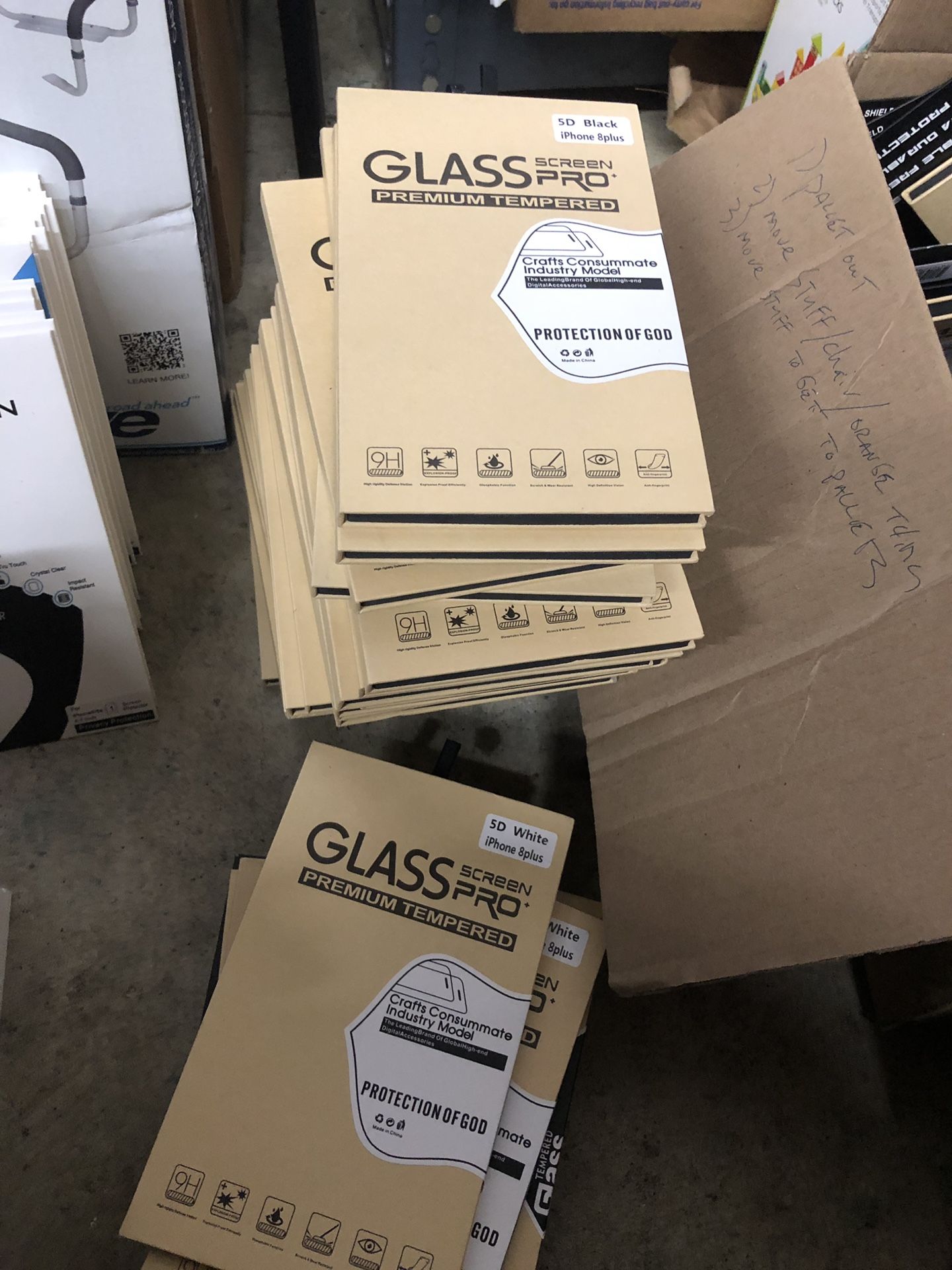 Iphone tampered glass protector for iphone 7/8 plus