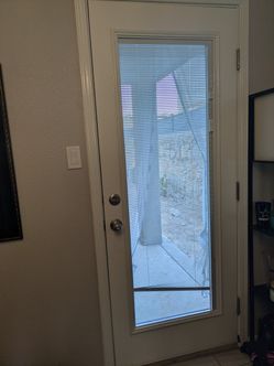 32*80 Door With Blinds Built In