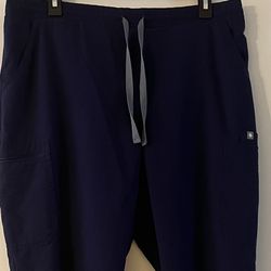 Figs Yola Scrub Pants in Navy