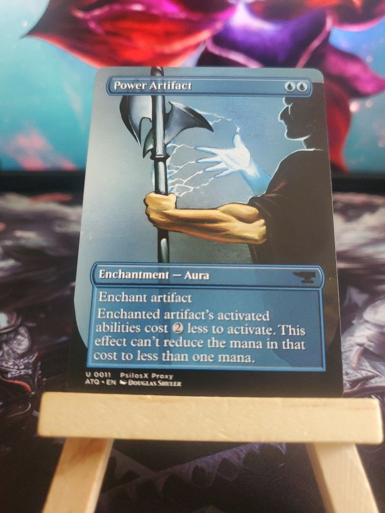 Magic The Gathering Custom Proxy Power Artifact Borderless