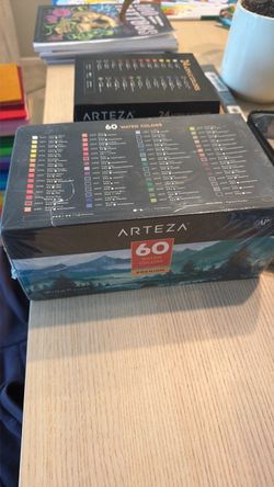 Arteza 60 Premium Watercolor Paint Set