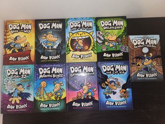 Dog Man Book Series by Dav Pilkey – 9 Books