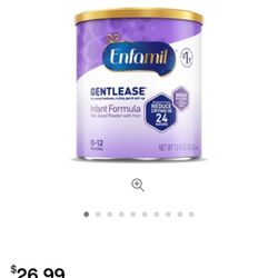 Enfamil Gentlease Infant Formula, 12.4 OZ