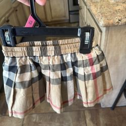 Burberry Skirt Size 2T