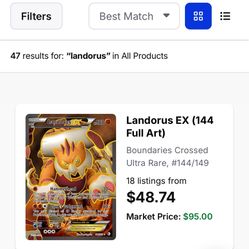 Pokémon Cards - Landorus EX 