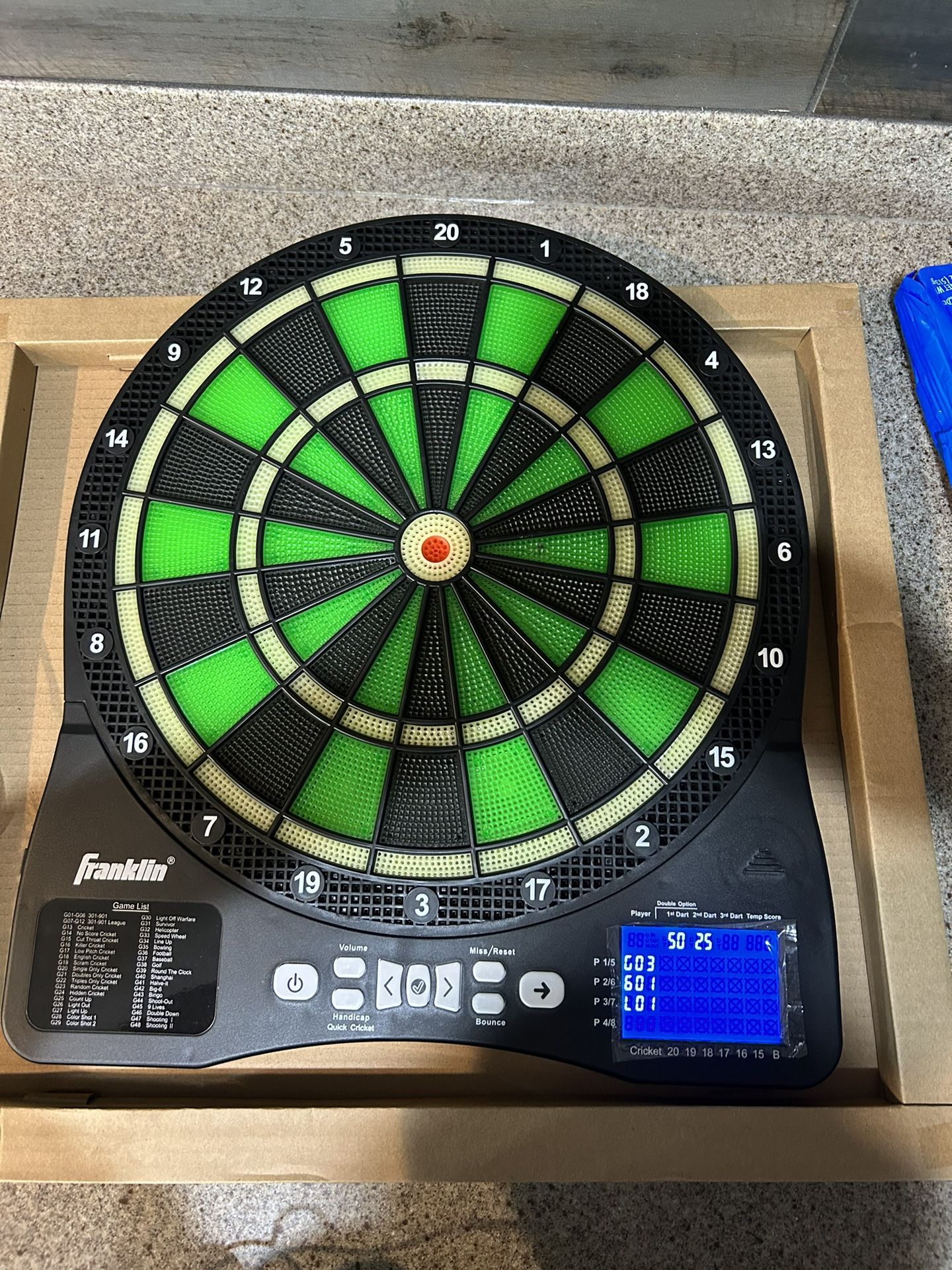 Franklin Electronic Dart Board