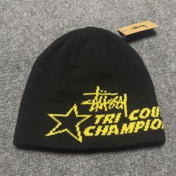 Stussy Black Beanie 