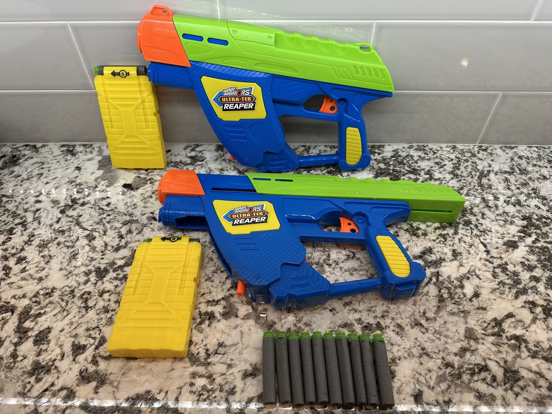 BuzzBee “Nerf” Air Warrior Guns (2)