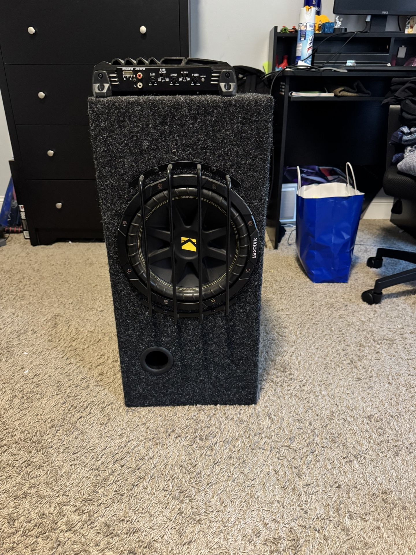Subwoofer and amp