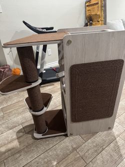Feandrea Clickat Cat Tree, Modern Cat Tower for Indoor Cats