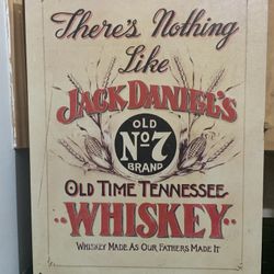Jack Daniel’ s Tin Reproduction Sign