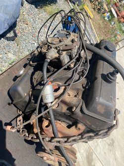 283 Chevy motor (came out of 65 impala)