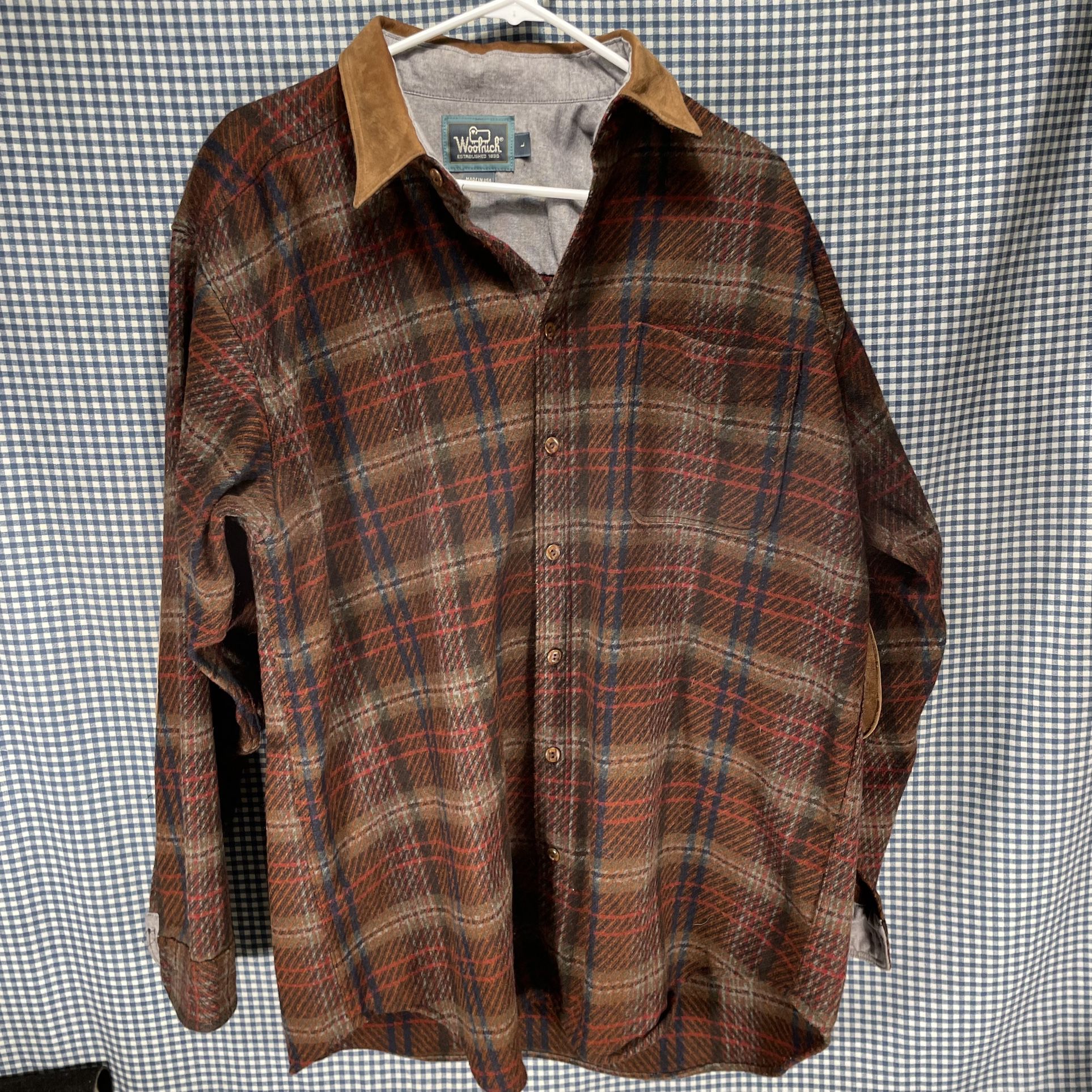 Woolrich Wool Blend Shirt Jacket Men’s Size Large 