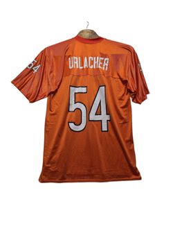 Urlacher #54 Orange Football Jersey