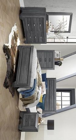 Brand New Queen & King Size Bedroom set (Queen and King Bed Frame, dresser, mirror, nightstand, chest, mattress, box spring available)