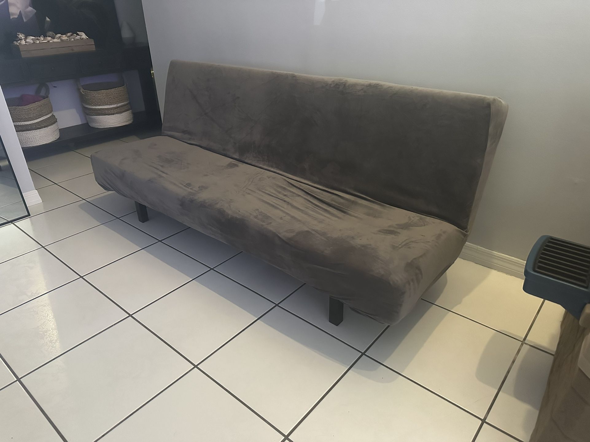 Futon With New Slip Cover