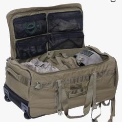 Military Deployment Bag (Rolling) Used