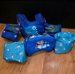 Kids Swim Vest and Arm Floaties Set of 2