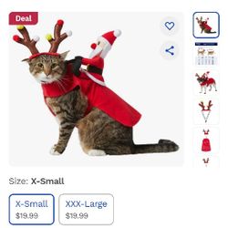 Extra Small Dog Christmas Tree Outfit