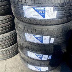 SET OF FOUR NEW TIRES 245/50R20 BRAND ADVANTA