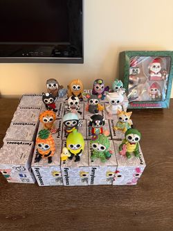 24 Authentic Furrybones Figurines (Includes Rare Christmas Edition!)