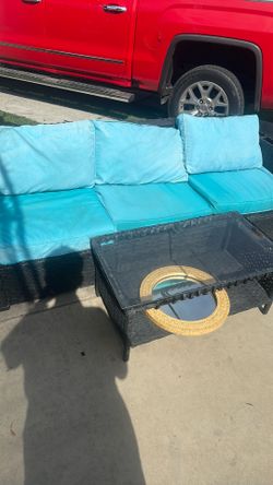 Sofa and table for 20