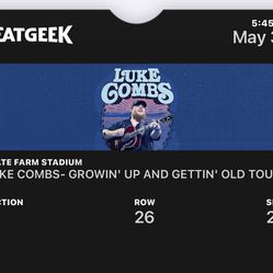 Luke Comb Concert Tickets 