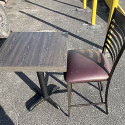 High top chair and table sets