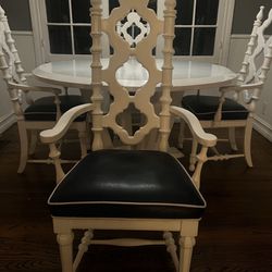 Unique Dining Room Armchairs - Fusion of Regency and Mexican Rustic