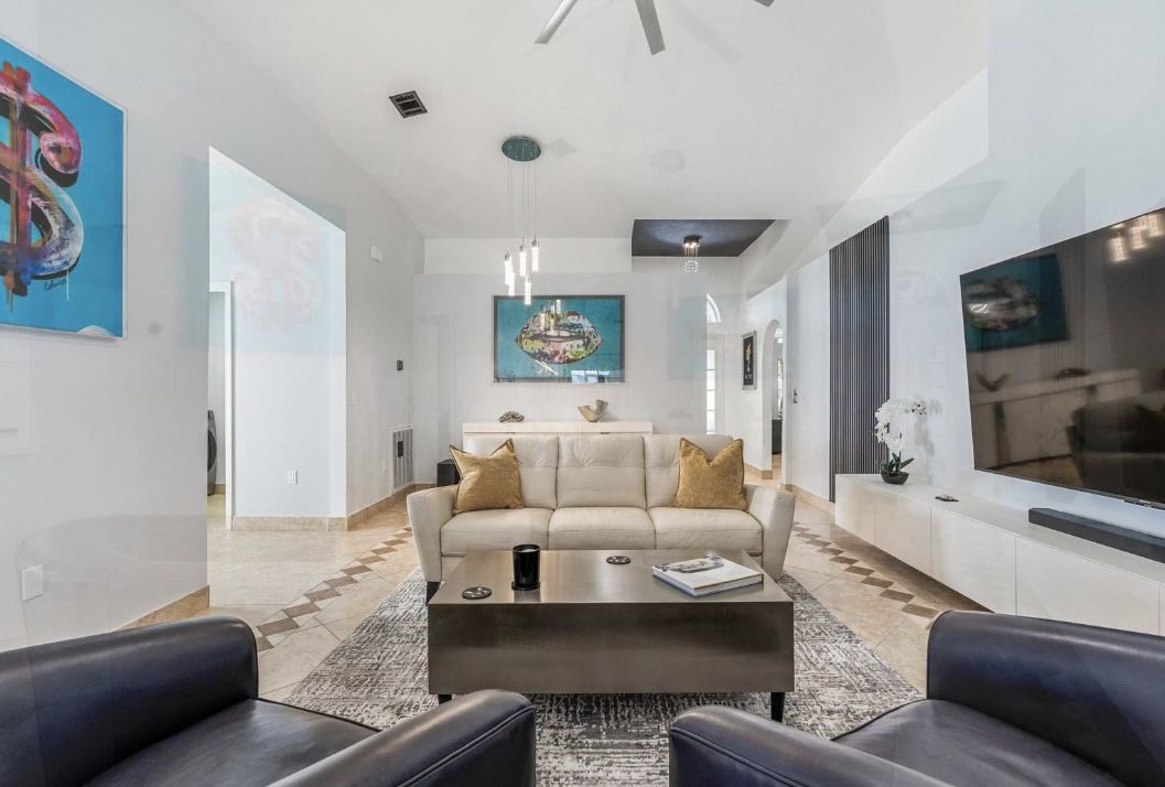 Modern Stainless Steel Coffee Table