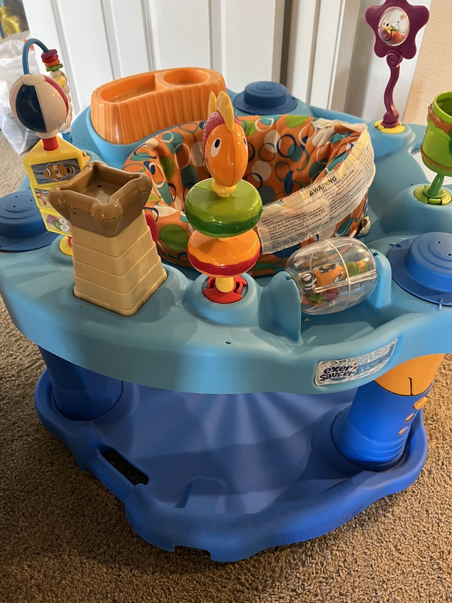 Exersaucer Evenflo Entertainer Seaside Splash Activity Center
