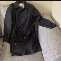 Women Black Rain Coat