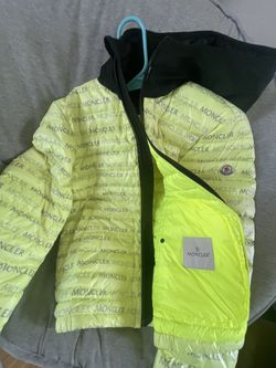 Moncler Neon Yellow Dun Jacket