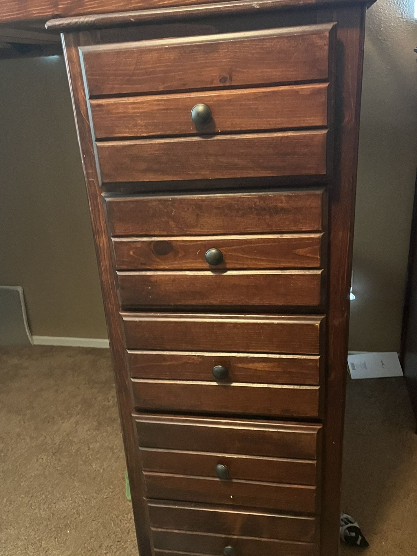 Wood Bunkbed With Desk Under