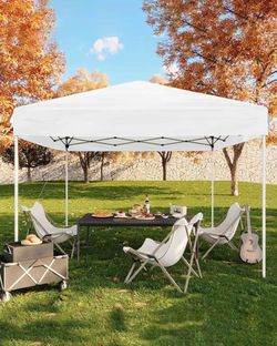 10x10 Pop Up Canopy Tent, Easy Up Canopy with 3 Adjustable Height