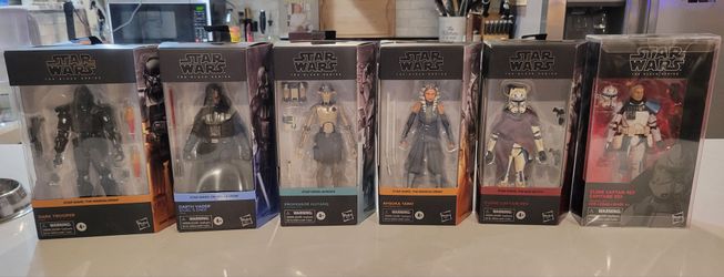 Star Wars Black Series Action Figures Lot of 6