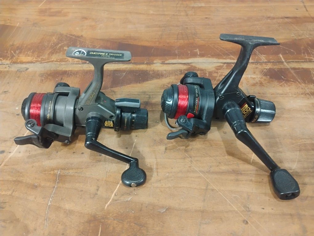 2 Shimano 1000 Size Fishing Reels