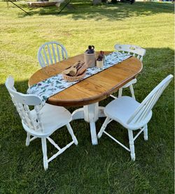 Kitchen table refinished