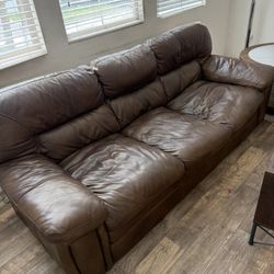 Leather Couch