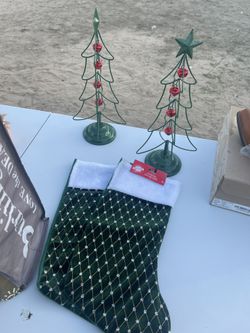 Stockings And Christmas Trees