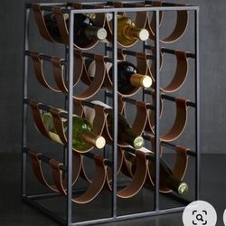 Pottery barn Hardy Leather Wine Holders 