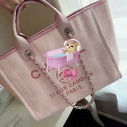 Hot Pink Beach Tote – Waterproof 