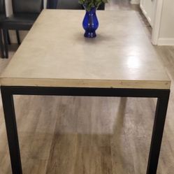 Crate & Barrel Concrete Table