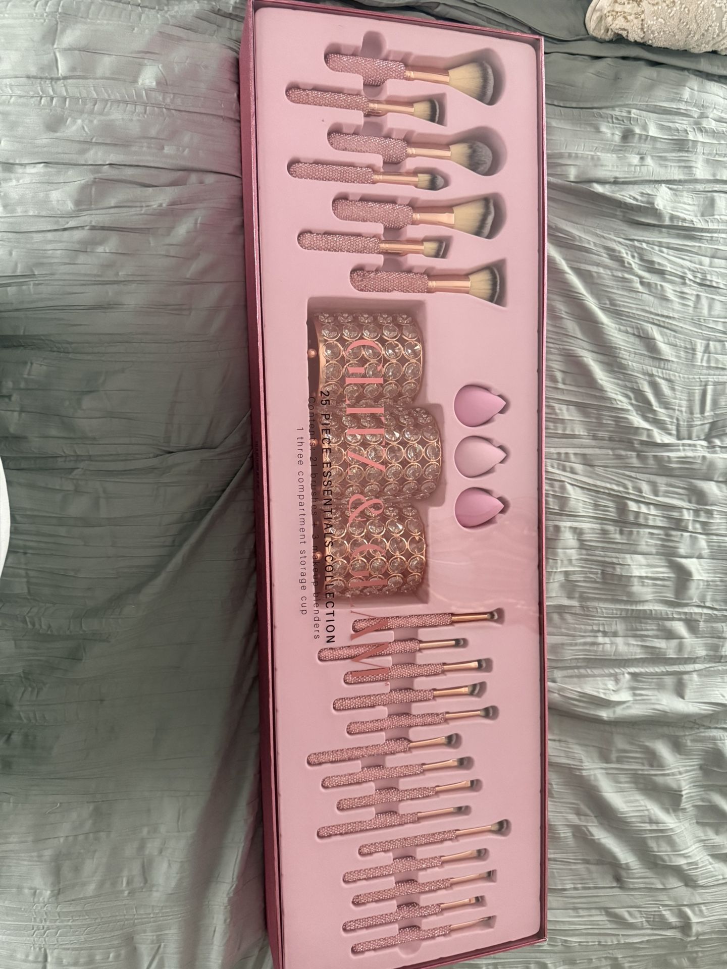 Bedazzled Makeup Brush Set 
